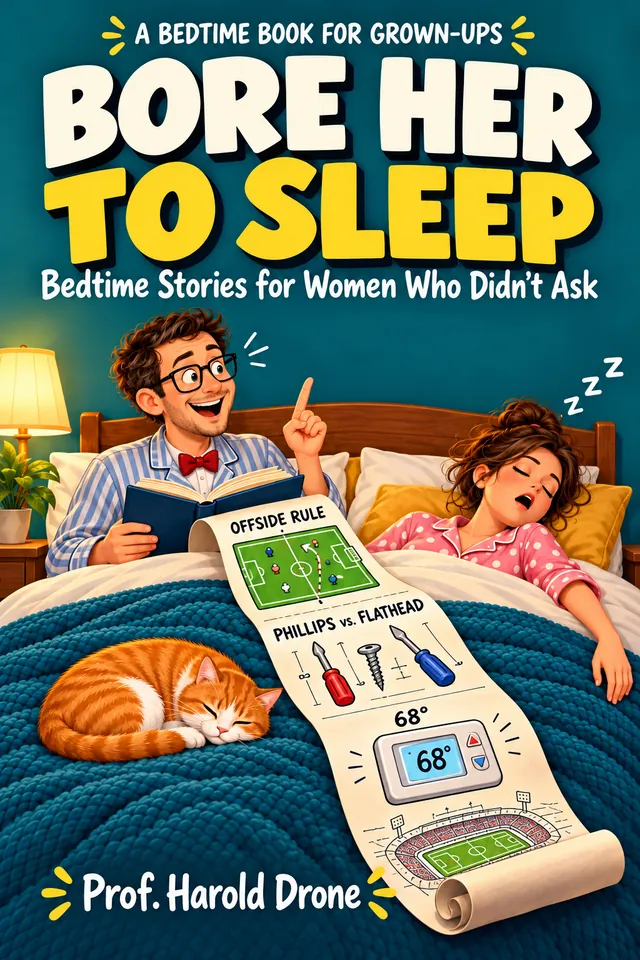 Cover of Bore Her to Sleep: a husband explains the offside rule while his wife sleeps